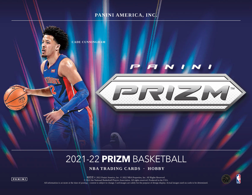 2021-22 Panini Prizm Basketball Hobby Box  LeBron Giddey Gold Prizm –  Cherry Collectables