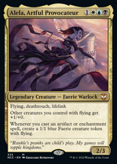 Alela, Artful Provocateur #325 -  New Capenna Commander