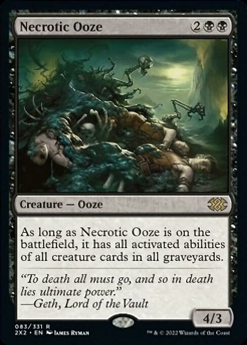 Necrotic Ooze 83 /331 - Rare Double Masters 2022