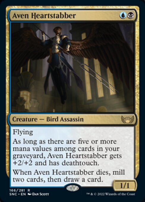 Aven Heartstabber 166/281 - Rare Streets of New Capenna
