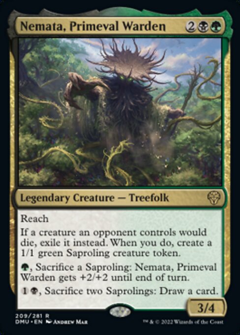 Nemata, Primeval Warden - 209 /281 - Rare - FOIL 