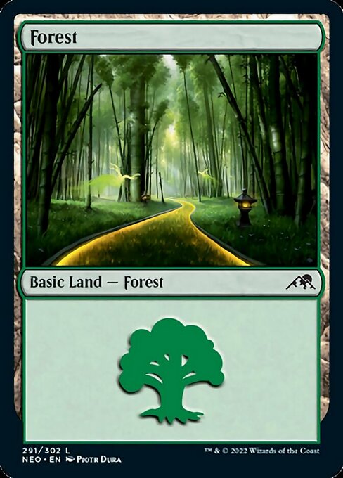 Forest 291/302 -  Kamigawa Neon Dynasty CONNN