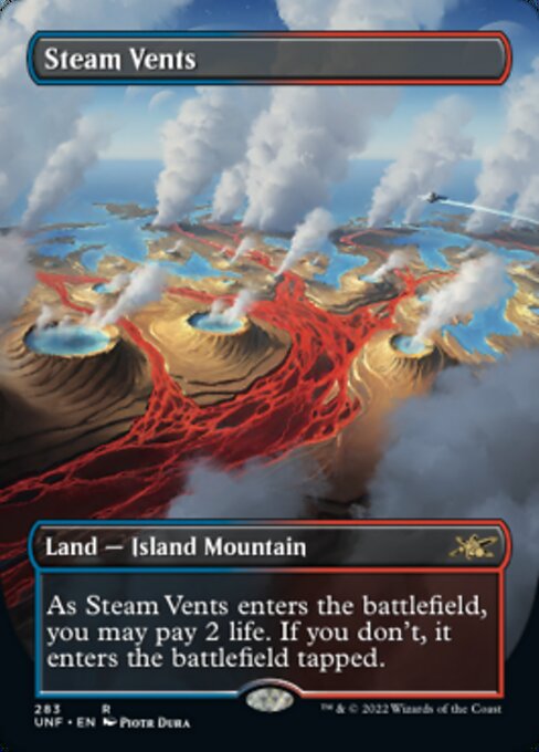 FOIL BORDERLESSSteam Vents #283 - Rare Unfinity