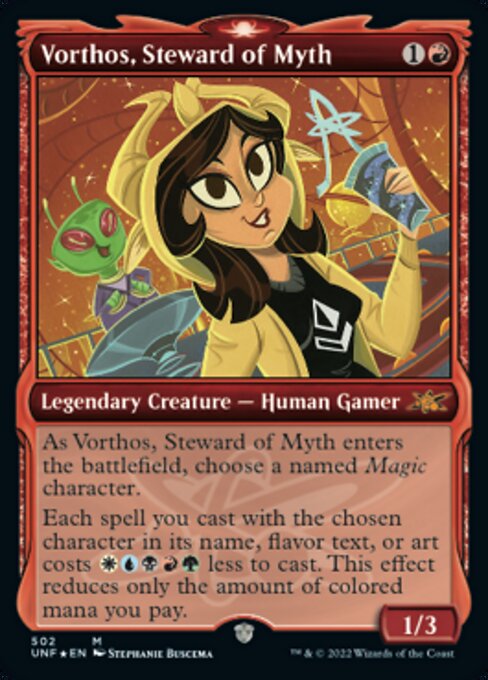 GALAXY FOIL SHOWCASE Vorthos, Steward of Myth #502 - Mythic Unfinity