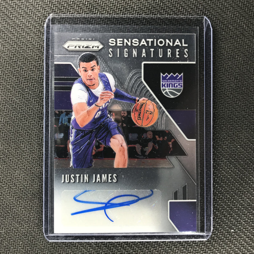 2019-20 Prizm JUSTIN JAMES Sensational Signatures Rookie Auto #JJM-Cherry Collectables