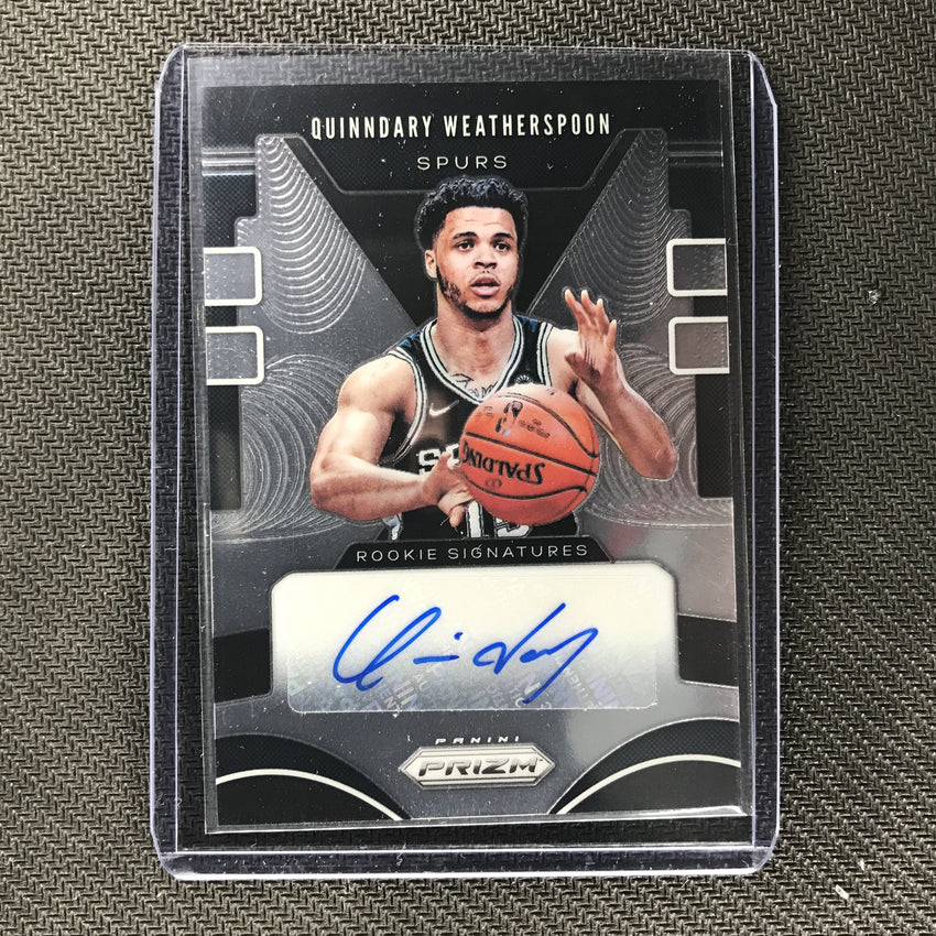 2019-20 Prizm QUINNDARY WEATHERSPOON Rookie Auto #QWT-Cherry Collectables