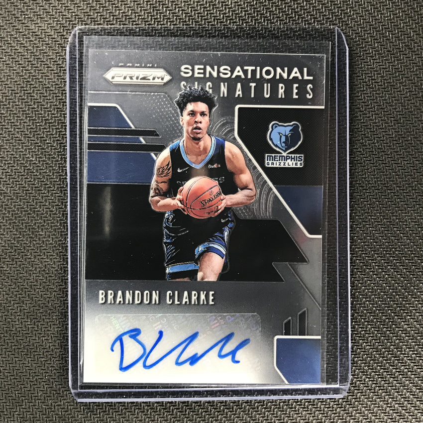 2019-20 Prizm BRANDON CLARKE Sensational Signatures Rookie Auto #BCL - 2-Cherry Collectables