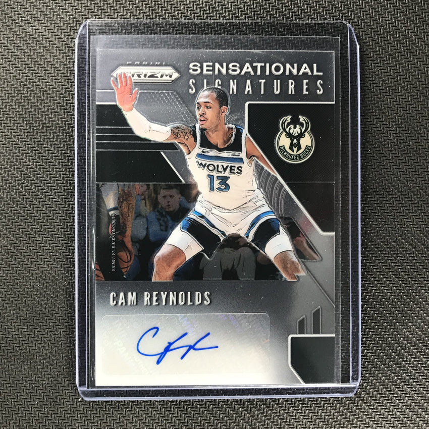 2019-20 Prizm CAM REYNOLDS Sensational Signatures Auto #CRN - 2-Cherry Collectables