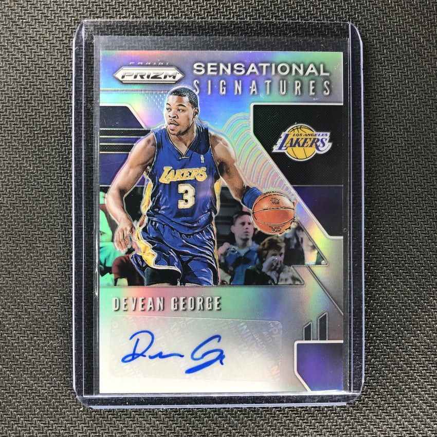 2019-20 Prizm DEVEAN GEORGE Sensational Signatures Silver Auto #DGR-Cherry Collectables