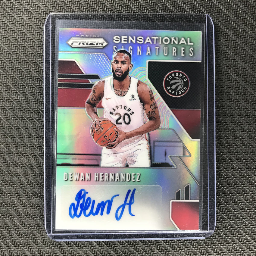 2019-20 Prizm DEWAN HERNANDEZ Sensational Signatures Silver Auto #DHZ-Cherry Collectables