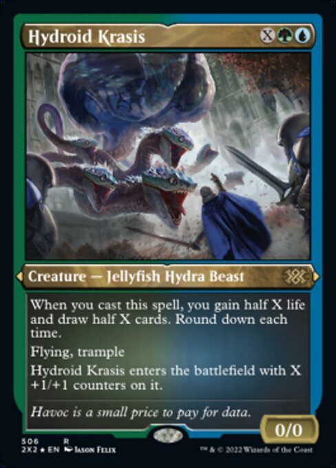 ETCHED FOIL Hydroid Krasis 506# - Rare Double Masters 2022