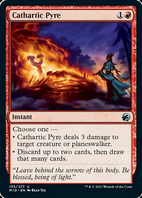 133Cathartic Pyre 133/277 Uncommon - Midnight Hunt