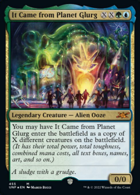 GALAXY FOIL It Came from Planet Glurg #455 - Mythic Unfinity