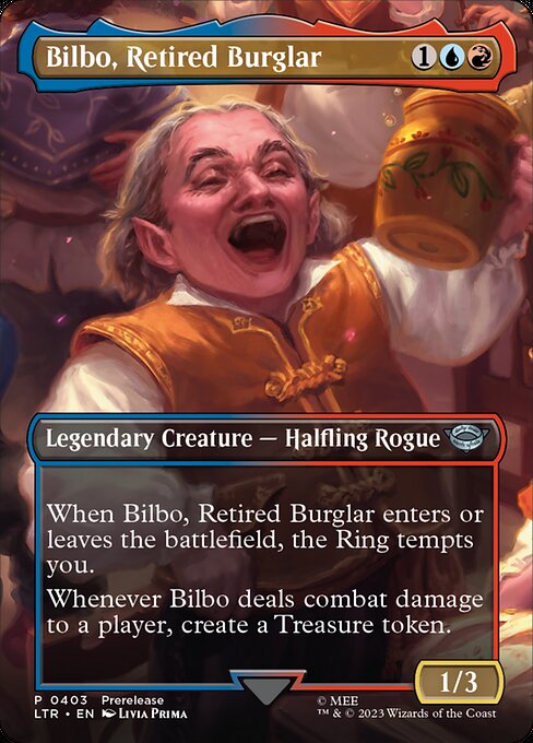 BORDERLESS Bilbo, Retired Burglar #403  - Uncommon Lord of the Rings: Tales of Middle-Earth