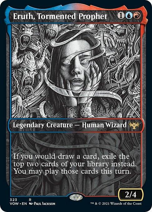 Foil Showcase Eruth Tormented Prophet - No 323 Rare Crimson Vow
