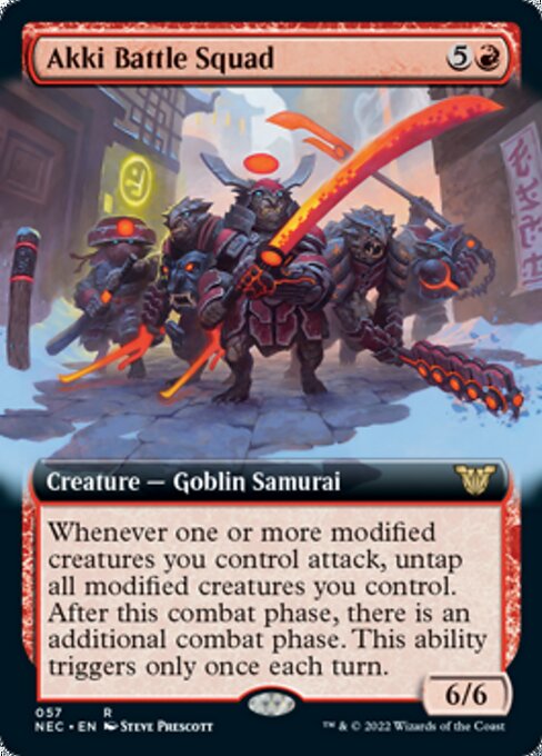 Akki Battle Squad 57 - Kamigawa Neon Dynasty Commander
