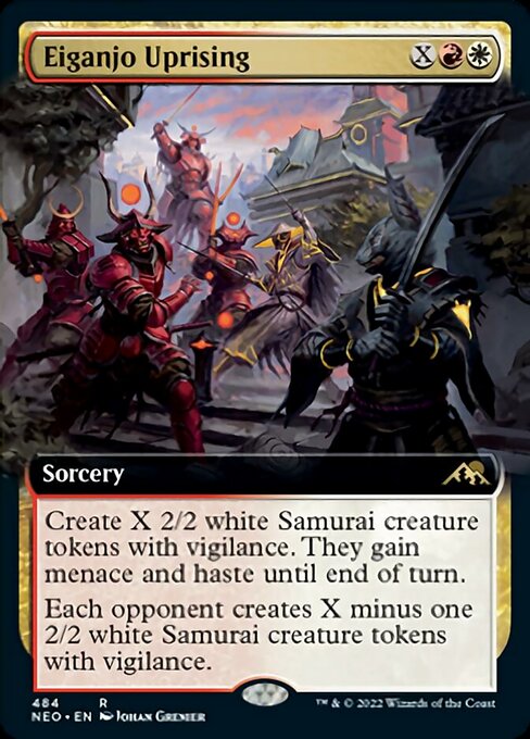 EXTENDEDEiganjo Uprising 484 -  Kamigawa Neon Dynasty
