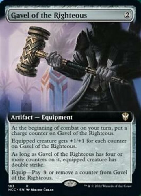 EXTENDED Gavel of the Righteous #183 -  New Capenna Commander