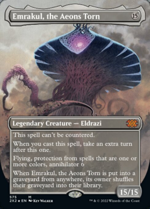 TEXTURED Emrakul, the Aeons Torn 575# - Mythic Double Masters 2022