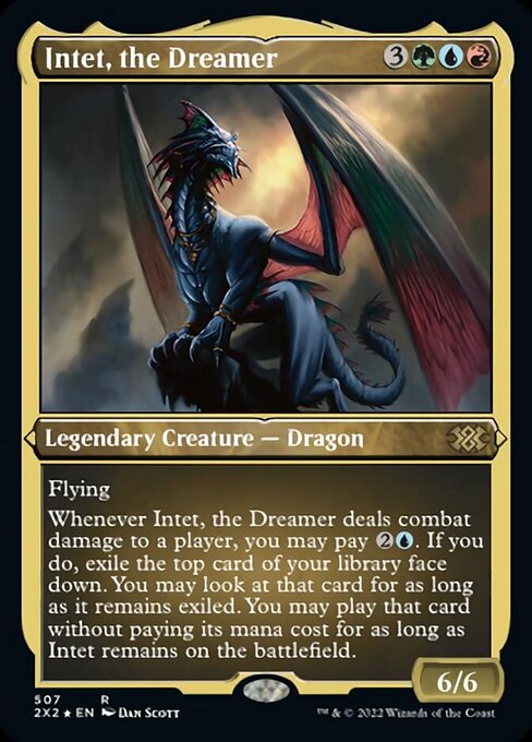 ETCHED FOIL Intet, the Dreamer 507# - Rare Double Masters 2022