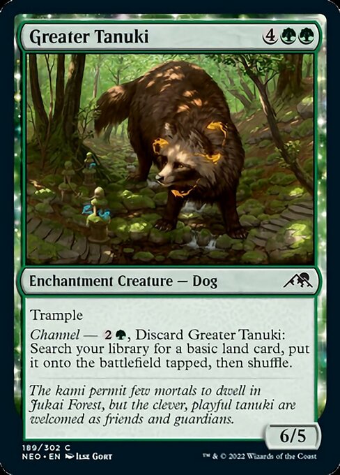 Greater Tanuki 189/302 -  Kamigawa Neon Dynasty CONNN