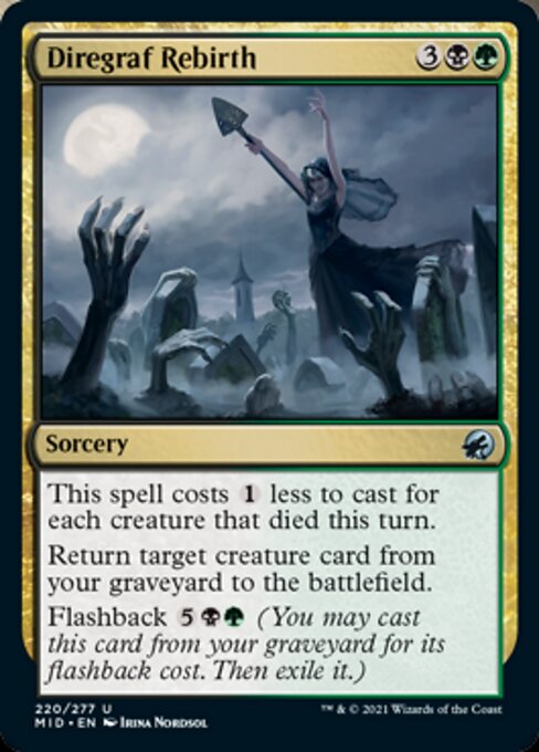 220Diregraf Rebirth 220/277 Uncommon - Midnight Hunt