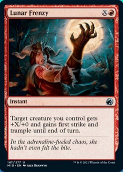 147Lunar Frenzy 147/277 Uncommon - Midnight Hunt