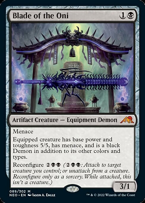 Blade of the Oni 89/302 -  Kamigawa Neon Dynasty MYTH