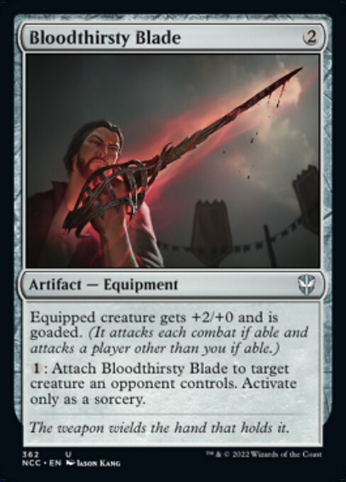 Bloodthirsty Blade #362 -  New Capenna Commander