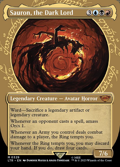 SHOWCASE Sauron, the Dark Lord #329  - Mythic Lord of the Rings: Tales of Middle-Earth