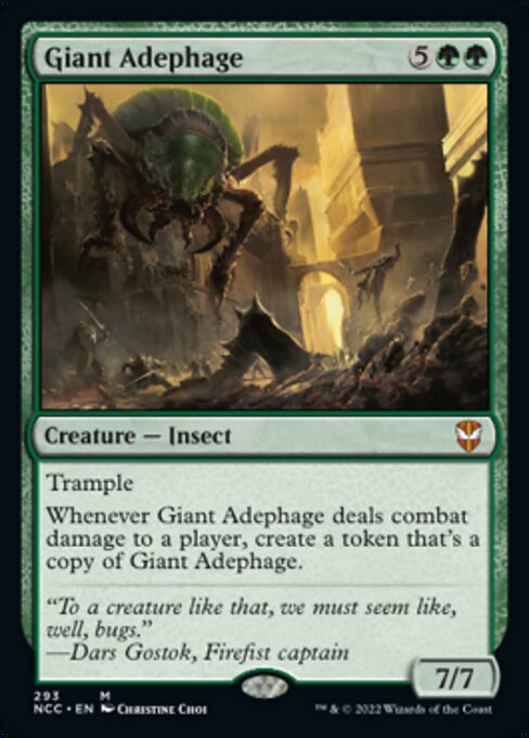 Giant Adephage #293 -  New Capenna Commander