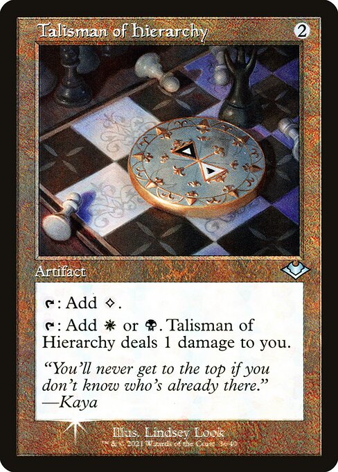 FOIL RETRO Talisman of Hierarchy #36/40 MH2 Modern Horizons 2