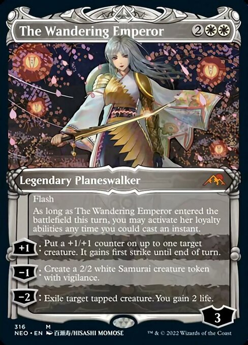 SHOWCASEThe Wandering Emperor 316 -  Kamigawa Neon Dynasty