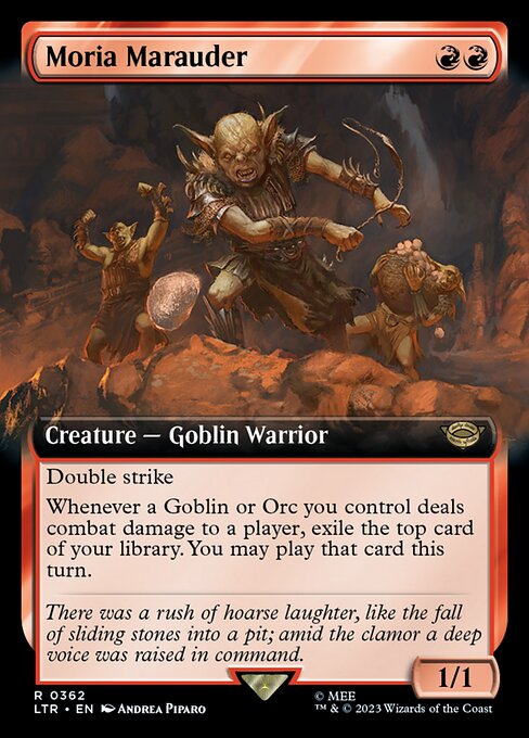 EXTENDED Moria Marauder #362  - Rare Lord of the Rings: Tales of Middle-Earth