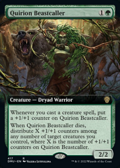 Quirion Beastcaller - 417# - Rare - EXTENDED 