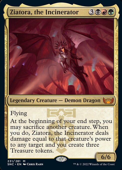 Ziatora, the Incinerator 231/281 - Mythic Streets of New Capenna