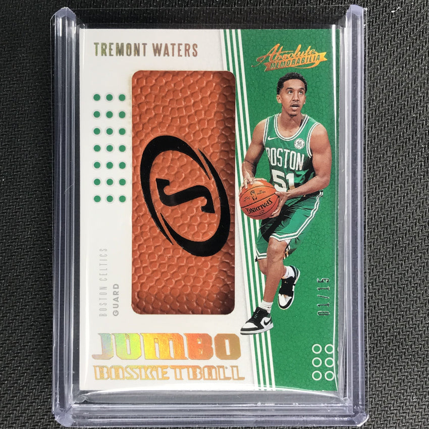 2019-20 Absolute TREMONT WATERS Rookie Jumbo Basketball Patch 1/15-Cherry Collectables