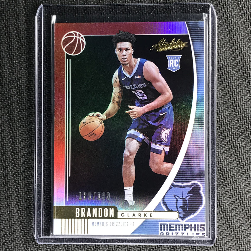 2019-20 Absolute BRANDON CLARKE Rookie Base Red 189/199-Cherry Collectables