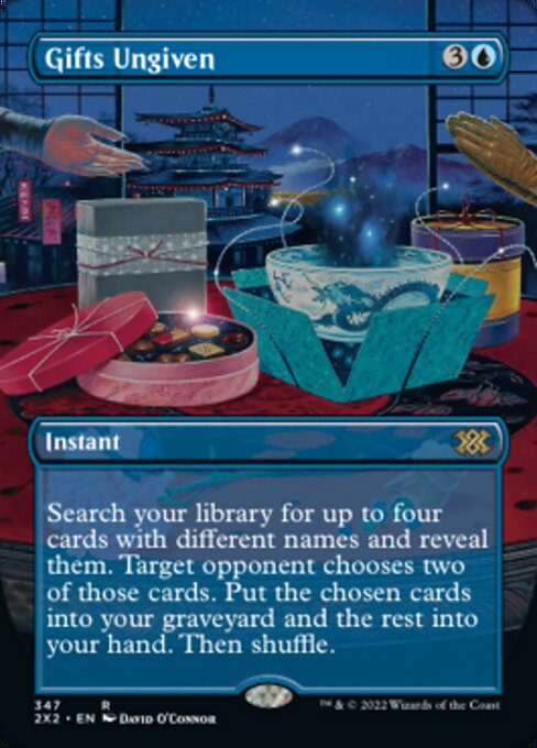 BORDERLESS Gifts Ungiven 347# - Rare Double Masters 2022