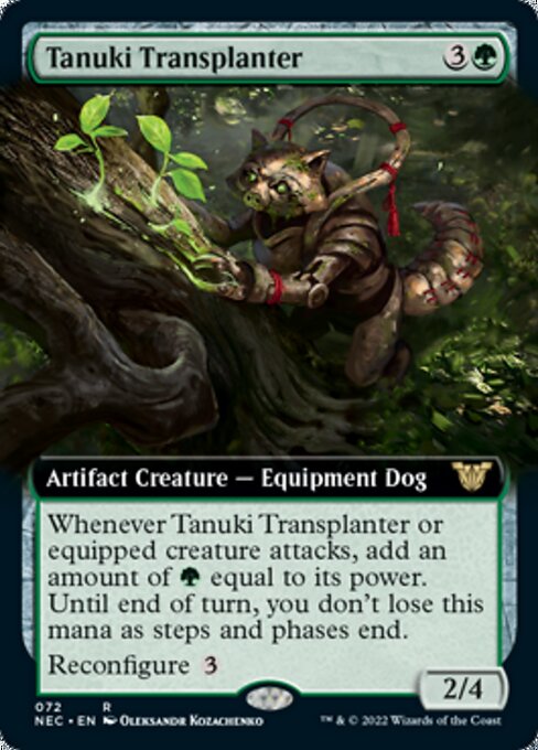 Tanuki Transplanter 72 - Kamigawa Neon Dynasty Commander