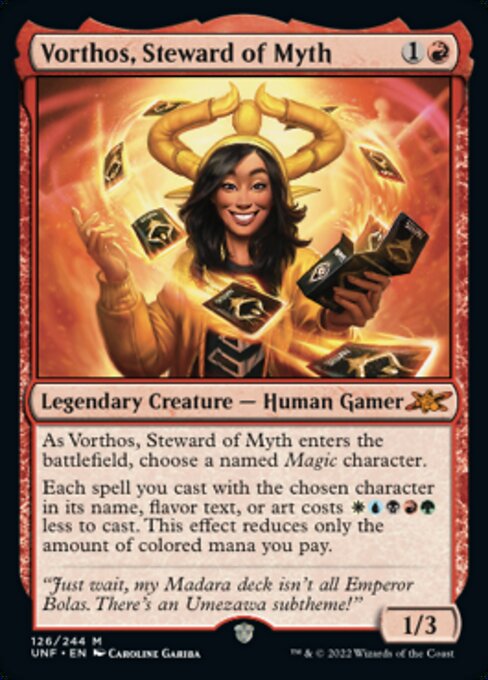 Vorthos, Steward of Myth 126/244  - Mythic Unfinity