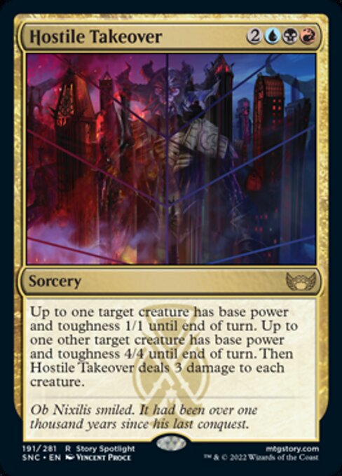 Hostile Takeover 191/281 - Rare Streets of New Capenna