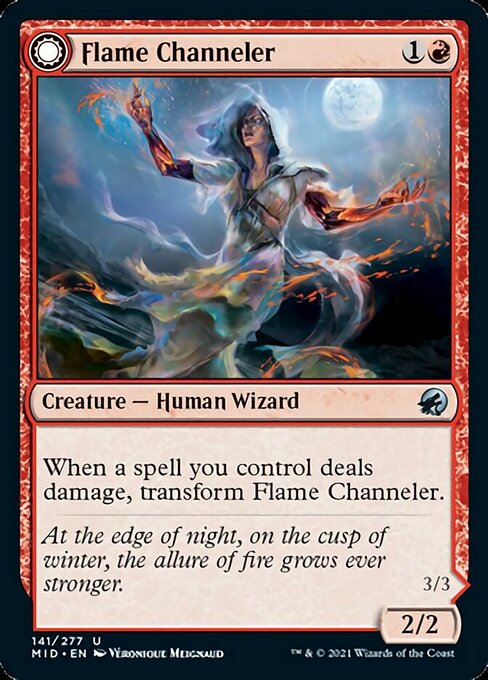 141Flame Channeler // Embodiment of Flame 141/277 Uncommon - Midnight Hunt