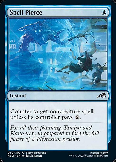 Spell Pierce 80/302 -  Kamigawa Neon Dynasty CONNN