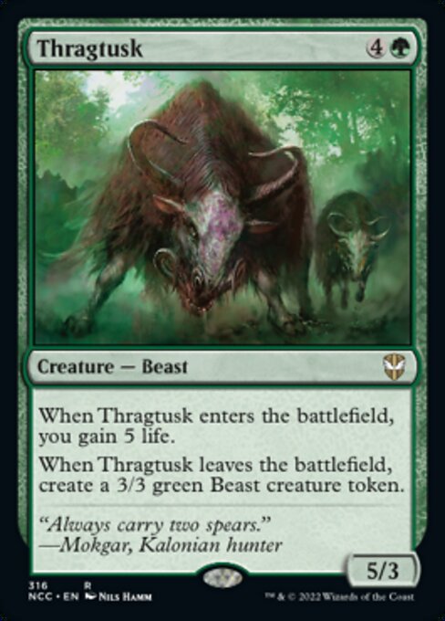Thragtusk #316 -  New Capenna Commander