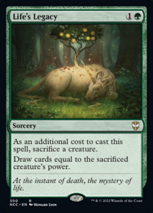 Life's Legacy #300 -  New Capenna Commander
