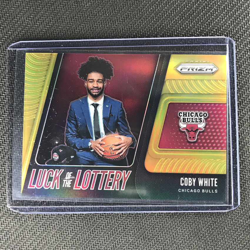 2019-20 Prizm COBY WHITE Luck Of The Lottery Gold Rookie Prizm 8/10-Cherry Collectables