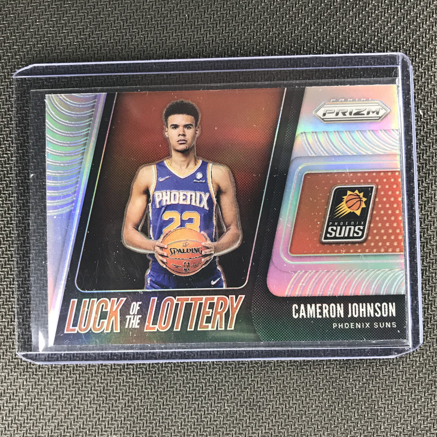 2019-20 Prizm CAMERON JOHNSON Luck Of The Lottery Rookie Silver Prizm #11-Cherry Collectables