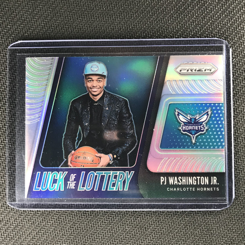 2019-20 Prizm PJ WASHINGTON Luck Of The Lottery Rookie Silver Prizm #12-Cherry Collectables