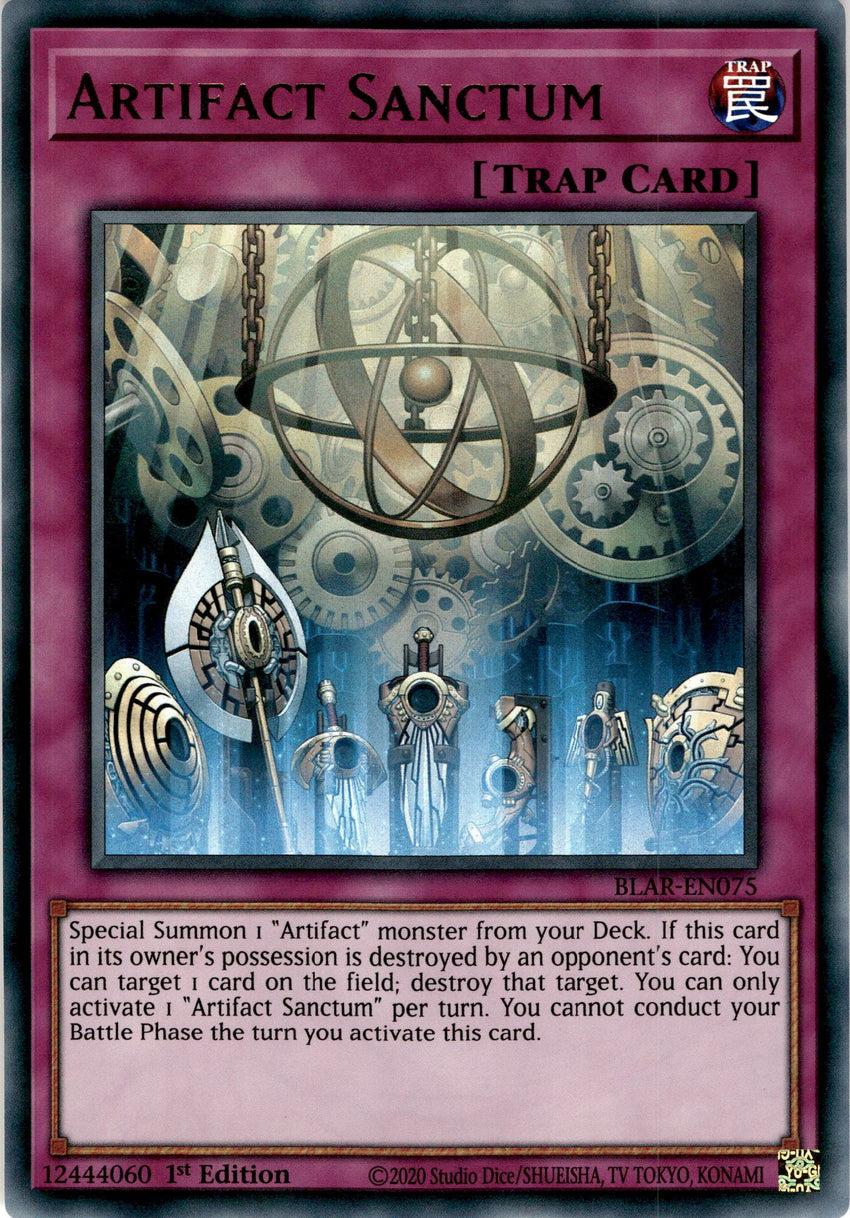 Artifact Sanctum - BLAR-EN075 - Ultra Rare 1st Edition-Cherry Collectables